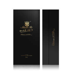 Tùy chỉnh vàng bạc các tông Hộp giấy cho bao bì rượu vang dập nóng dập nổi cho rượu vang đỏ Vodka khác có cồn - Product Image 4