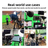 [Teleprompter Intelligente AI con Lettura Vocale] JiaShiYing JS20Plus per Fotocamera DSLR, Schermo Grande da 20 Pollici, Controllo Wireless Professionale