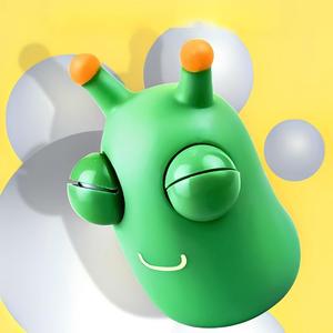 <span class=keywords><strong>Giocattolo</strong></span> Antistress Sensoriale Eye Pop Bug, Verme Verde in PVC con Occhi Saltellanti, Regalo di Natale e Compleanno per Bambini - Product Image 4