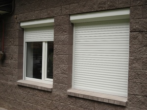 Tự động an ninh nhôm kim loại lăn lăn cuộn lên xuống cửa chớp bão bão cửa chớp cho cửa sổ và cửa kính - Product Image 2