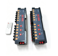BC12r-9V 12 Kanal Sistem Pengapian Kembang Api Nirkabel dengan Remote Kontrol, Dapat Diprogram, dan Pengapian Berurutan Cepat