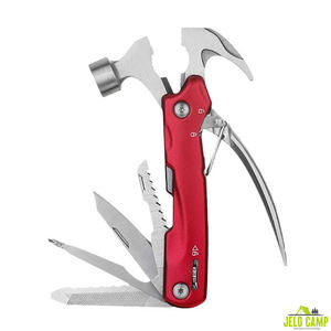 Marteau multifonctionnel de survie 12 en 1 pour <span class=keywords><strong>l</strong></span>'extérieur, accessoires et kit de survie portable, marteau à clous pour le camping et la randonnée - Product Image 1