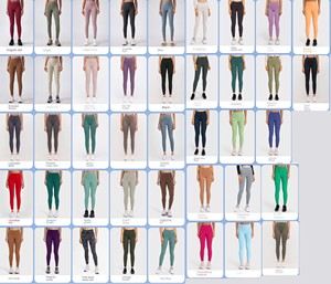 Leggings de gymnastique taille haute pour femmes avec poche intérieure et bout à bout motif solide fermeture à la taille élastique vêtements de yoga - Product Image 3