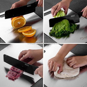 Keuken Food Grade Snijden Duurzaamheid Vlees Fruit Groente Roestvrijstalen Snijplanken - Product Image 6