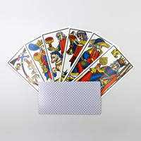 Jeu de tarot vintage de Marseille, impression personnalisée, 78 cartes avec guide pour les lecteurs de tarot et la pratique de la divination
