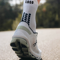 Chaussettes de Cyclisme et Course Professionnelles Haute Qualité, Chaussettes de Sport Athlétiques Unisexe, Chaussettes de Basketball Tricotées Personnalisées avec Logo