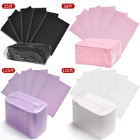 Serviettes de table jetables pour nail art, tapis imperméables, nappes, tampons de nettoyage anti-poussière pour tatouage, fournitures de salon de manucure