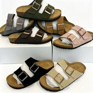 Sandalias BK Custom <span class=keywords><strong>Arizona</strong></span> de Corcho con Suela Ajustable, Cuero Genuino Natural, Fabricante, para Hombre y <span class=keywords><strong>Mujer</strong></span> - Product Image 6