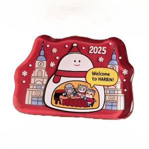 Imanes de Refrigerador Personalizados de Resina Epoxi de Nueve Capas, Recuerdo de la Ciudad de Harbin, 3-15 cm, Regalo Acrílico Magnético Resistente - Product Image 1