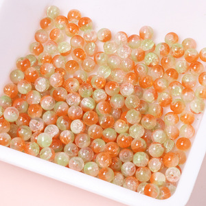 Nouveauté : Perles rondes en verre glacé artisanal <span class=keywords><strong>de</strong></span> 10 mm, trois couleurs, effet craquelé, pour la fabrication <span class=keywords><strong>de</strong></span> bijoux DIY, bracelets, accessoires, colliers - Product Image 6