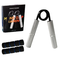 Agarrador de Mano de Alta Resistencia, 300 Libras, Agarrador de Mano de Aluminio, Entrenador de Fuerza de Agarre para Gimnasio