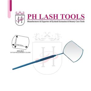 Extension de cils automatique rond et rectangulaire, miroir à poignée confortable, de couleur bleue, Extension de cils - Product Image 5