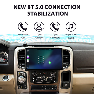 Foforfor 11.6'' Vertical Screen for Dodge Ram 2013-2019 Carplay Android13 Car Radio Multimedia Player Stereo Built-in GPS DSP 4G - Product Image 4