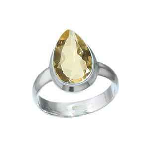 925แฟชั่นใหม่ล่าสุดเครื่องประดับเงินสเตอร์ลิงแหวนพลอยหรูหราชุดวงแหวนพลอยธรรมชาติสำหรับผู้หญิงชุดวงแหวนพลอยซิทรินตัดอย่างปราณีต - Product Image 1