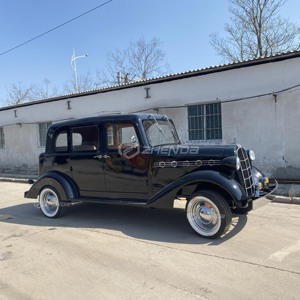 Voiture électrique de tourisme vintage de luxe noire classique, structure en acier, transport de touristes adultes, prix réduit - Product Image 2
