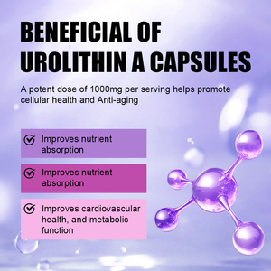 Private Label Urolithin A Vegan Capsules with Urolithin A Proprietary <b>Blend</b> Improve Cardiovascular Health and Metabolic Function - Product Image 5