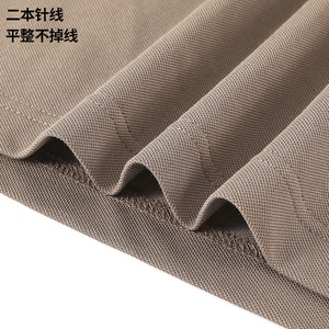 เสื้อโปโลผ้าฝ้ายสีพื้นสำหรับผู้ชาย ระบายอากาศได้ดี สวมใส่สบาย - Product Image 3