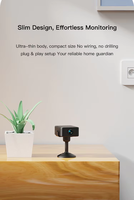 OiKay 1080P Mini-Kameras Intelligente Sicherheitskamera Kleine 2,4G WLAN Kabellose P2P IP-Kamera mit Einweg-Audio Aufladbar für Zuhause und Büro