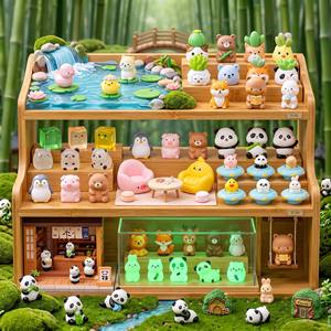 ตุ๊กตาเรซิ่นคาปิบาร่า หมี หมู สุนัขจิ้งจอก แพนด้า พร้อมหมวกไม้ไผ่ ของขวัญสำหรับเพื่อน เครื่องรางนำโชค พวงกุญแจสายคล้องโทรศัพท์ ขายส่งจำนวนมาก - Product Image 5