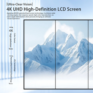 Écran de cinéma maison Veeluame 85 pouces 4K HDR avec écran LCD pour une expérience de jeu et de visionnage de films immersive pour les centres commerciaux et les magasins de détail - Product Image 3