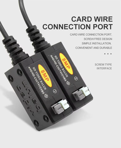 Video Balun 3MP 4MP 5MP 8MP Twisted Pair Transmitter 300M HD thụ động <span class=keywords><strong>CCTV</strong></span> Camera Video <span class=keywords><strong>BNC</strong></span> kết nối cho hệ thống camera an ninh - Product Image 4