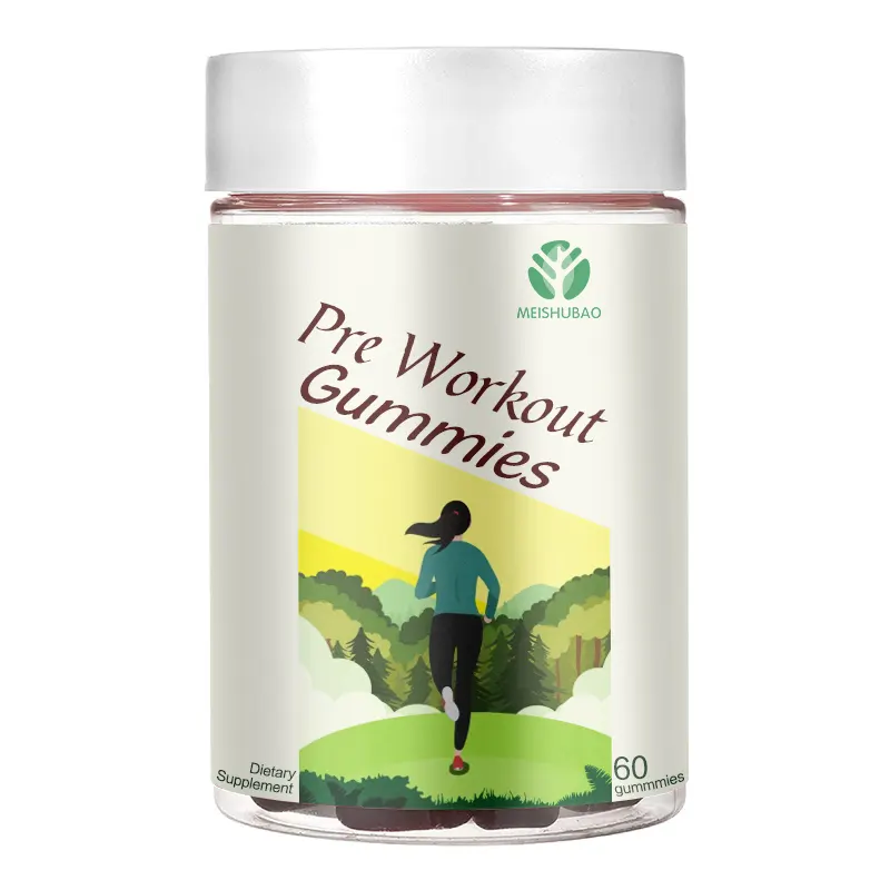 Groothandel Pre Workout Gummies Uithoudingsvermogen En Focus Ondersteuning Pre Workout Gummy Supplement