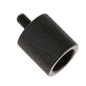 Phổ Nhanh Chóng Cài Đặt Nhôm Màu Đen 5/8 Nữ Để <span class=keywords><strong>1</strong></span>/<span class=keywords><strong>4</strong></span> Nam Tripod Chủ Đề Máy Ảnh Vít Microphone Đứng Núi Adapter Vít - Product Image 1
