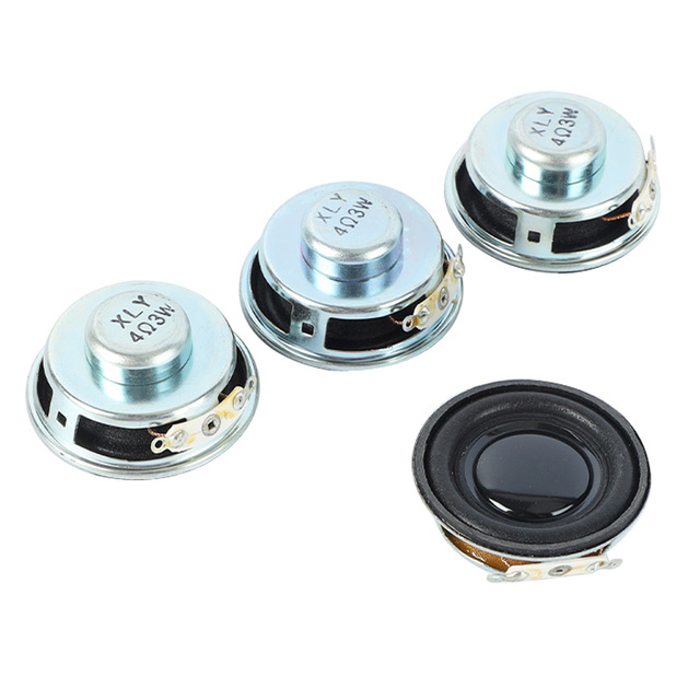 Speakers Horn 3W 4 Ohm Diameter 4CM Mini Amplifier Rubber Gasket Loudspeaker 40MM 3W 4R Power Amplifier Sound Speaker