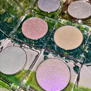 Tốt Nhất Bán Duochrome Holographic <span class=keywords><strong>Mini</strong></span> <span class=keywords><strong>Highlighter</strong></span> Trang Điểm Palette Biểu Tượng Tùy Chỉnh Duy Nhất Ép Bột Long Lanh <span class=keywords><strong>Highlighter</strong></span> Đánh Dấu - Product Image 3