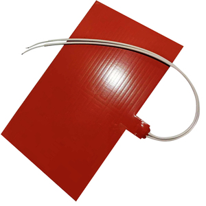 แผ่นทำความร้อนยางซิลิโคน 24V 115W แผ่นทำความร้อนแบบแบน 340x230x1.5 มม. สำหรับการจัดการความร้อนในกล่องแบตเตอรี่ - Product Image 2