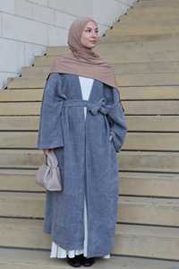 Abaya 2026 inverno abbigliamento <span class=keywords><strong>donna</strong></span> di alta qualità caldo in lana a maglia grossa abiti modesti abbigliamento islamico Abaya <span class=keywords><strong>abito</strong></span> musulmano <span class=keywords><strong>donna</strong></span> - Product Image 3