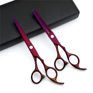 Ciseaux de coiffure Suzhou 6,2 pouces, ciseaux à effiler en acier inoxydable 440C, pour droitiers, outils de salon de beauté - Product Image 1