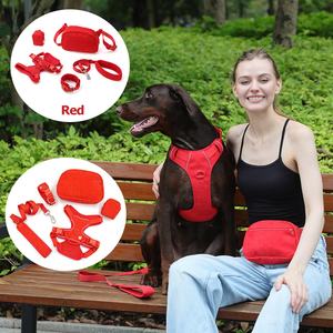 Novedades 2024: Conjunto <span class=keywords><strong>de</strong></span> Correa y Collar <span class=keywords><strong>de</strong></span> Pana para Perro, Arnés Personalizado para Perro, Riñonera Clásica para Pasear Perros con Dispensador <span class=keywords><strong>de</strong></span> Bolsas para Excrementos - Product Image 4