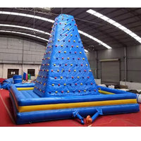 Mur d'escalade gonflable géant pour enfants avec souffleur, garantie 3 ans