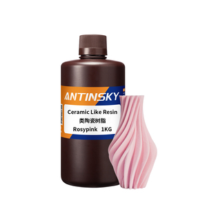 Resina Antinsky tipo cerámica, resistente al calor hasta 300°C, para impresoras 3D DLP/LCD con luz de 405nm, 1kg, producto plástico con textura cerámica. - Product Image 4