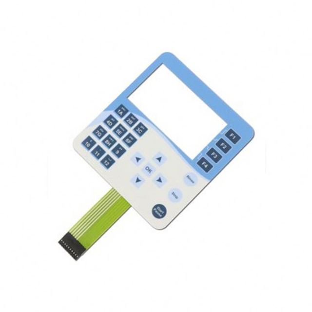 Smart Electronics Custom Transparent Window Graphic Overlay FPC Membrane Keypad Switch Panel Keypad Keyboard