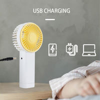 Vente en gros de mini ventilateurs portables personnalisables et pliables en plastique pour usage domestique Cadeaux d'entreprise
