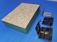 Panneau composite isolant thermique pour murs extérieurs, peinture pierre véritable, laine de roche céramique, polystyrène