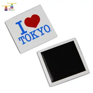 2024 High Quality Custom 45 *105mm World City Tourist Souvenir Souvenirs Tinplate Decorate Tin Fridge Magnet Board