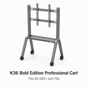 Soporte <span class=keywords><strong>de</strong></span> <span class=keywords><strong>TV</strong></span> Plateado, Independiente, Flotante, <span class=keywords><strong>para</strong></span> Montar en la Pared, <span class=keywords><strong>de</strong></span> 75 a 85 <span class=keywords><strong>Pulgadas</strong></span>, Negro y Dorado, con Chimenea, Luces LED, Mesas Laterales Marrones - Product Image 1
