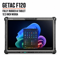 Tablet PC Getac F120 Totalmente Resistente Copilot Plus, Intel Core Ultra, Pantalla Táctil de 12.2 Pulgadas Legible Bajo la Luz Solar