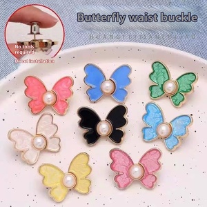 Nhân Tạo Bướm Eo Shrinker Nút Điều Chỉnh Quần Jean Eo Lớn Để Nhỏ Nút Thắt Chặt Eo Khóa - Product Image 5