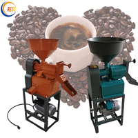 Éplucheur de grains de café fraiseuse décortiqueuse manuelle Paddy Riz Husk Peeling Machine