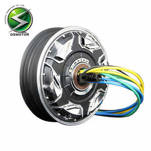 Motore QSMOTOR 12\" V5 20000WP Dual Hall 85H Migliorato Brushless DC con Freno a Disco Efficienza IE4 Impermeabile IP55 72V per Biciclette Elettriche - Product Image 1