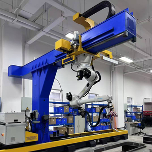 PLC industrial de nueve ejes de alta resistencia para soldadura de cargas pesadas con motor de núcleo, motorreductor y aplicaciones de riel de suelo, para soldadura controlada por PLC - Product Image 1