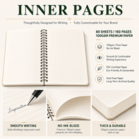 Impression de carnets personnalisés en gros, carnets à spirale et à couverture souple personnalisés avec logo pour cadeaux d'entreprise