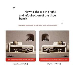 <span class=keywords><strong>Panca</strong></span> Lunga da Ingresso in Legno Massello e Pelle Nappa Stile Moderno di Design di Lusso Sgabello Cambia Scarpe per Atrio - Product Image 5