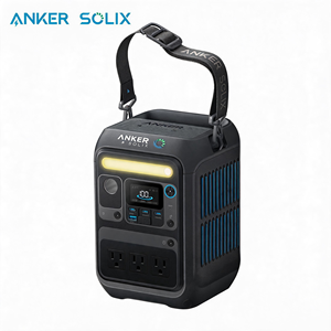 Estación de energía portátil para camping Anker SOLIX C300X de 100W con control por aplicación, 288Wh/360W, carga rápida tanto para entrada como para salida. - Product Image 1