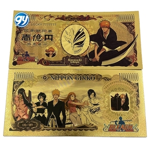 Tarjetas de <span class=keywords><strong>Manga</strong></span> Clásicas Japonesas, Billete de Oro del Anime <span class=keywords><strong>Bleach</strong></span> para Colección de Recuerdos de la Infancia y Regalos - Product Image 2