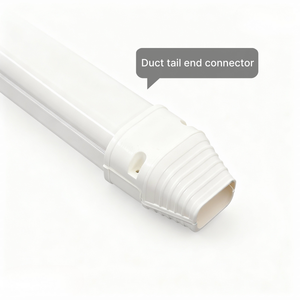 Cubierta para Tubos de Sistemas de <span class=keywords><strong>Aire</strong></span> <span class=keywords><strong>Acondicionado</strong></span>, Kit Decorativo de PVC para Mini Split y Bombas de Calor - Product Image 4